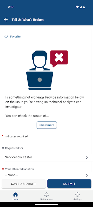 HMIT Support Screenshot 1