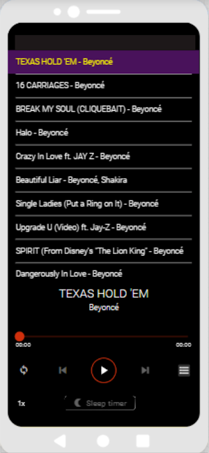 MP3 Songs Beyoncé 2024 Screenshot 2