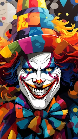 Scary Clown Wallpaper 4K HD Screenshot 0