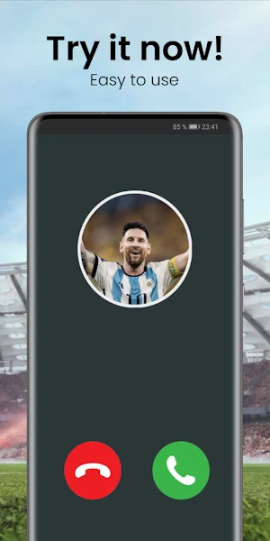 Lionel Messi video call Screenshot 3