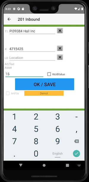 AE Inventory App Screenshot 2