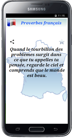 Proverbes Français Screenshot 3