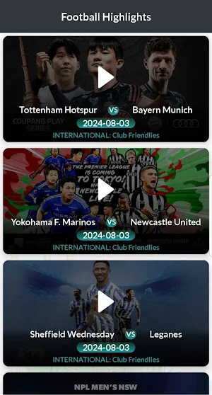 Live Football TV HD Streaming Screenshot 3