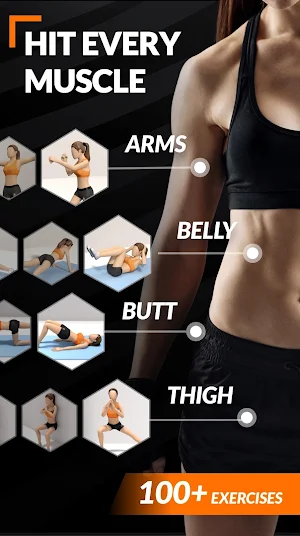 Home Workout for Women - Female Fitness Screenshot 0