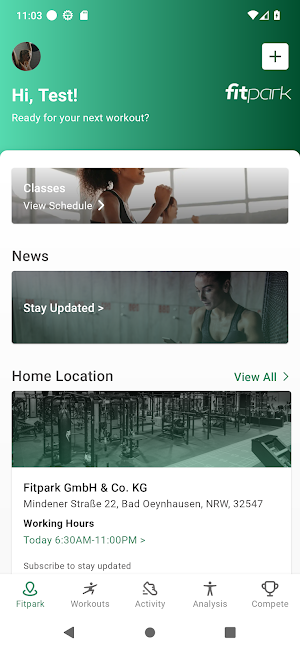 Fitpark Screenshot 1
