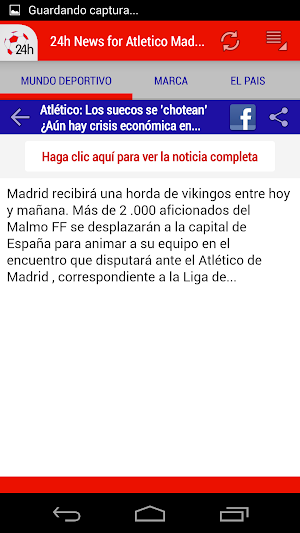 24h News for Atlético Madrid Screenshot 2