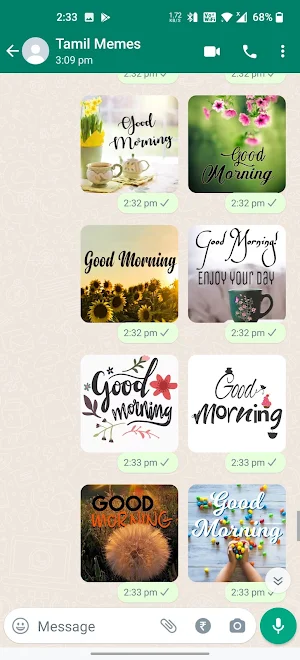 Good Morning Stickers Screenshot 2