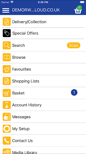 Restaurant Wholesale Screenshot 1