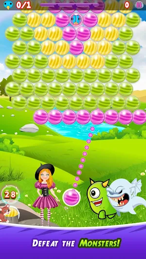 Bubble Shooter Magic - Witch Bubble Games Screenshot 1
