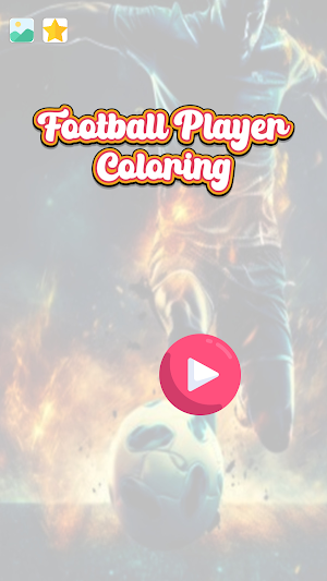 coloring football stars Screenshot 1