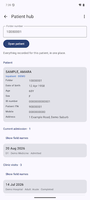 PHCIS Screenshot 2