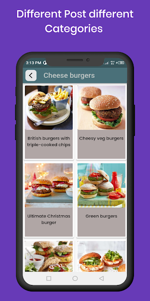 Burger recipes Screenshot 2