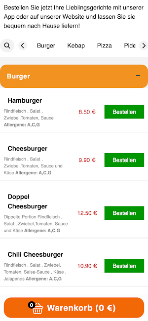 Tandir Restaurant Lauterach Screenshot 0