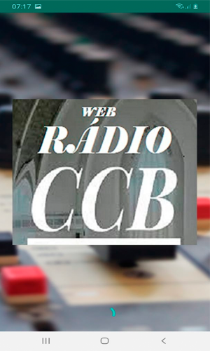 Rádio Web CCB Screenshot 1