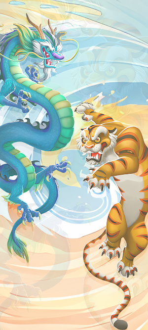 Dragon and Tiger-Wallpaper Screenshot 1