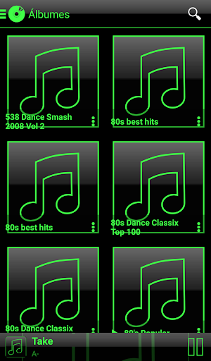 SKIN PLAYERPRO V3 DARK GREEN Screenshot 2