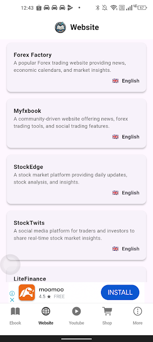 TradeShelf Screenshot 1