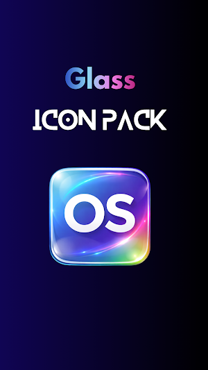 Glass Icon Pack: Glassmorphism Screenshot 0