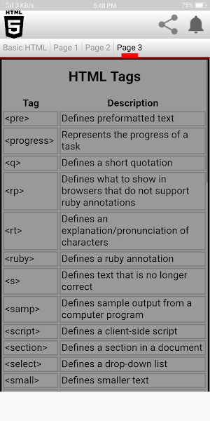 HTML Tag Book & Editor Screenshot 0