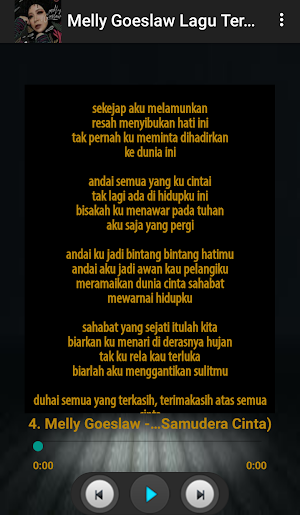 Lagu Melly Goeslaw Serta Lirik Screenshot 2