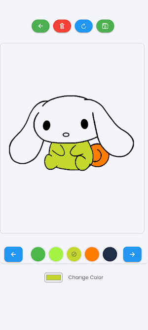 Cinnamoroll Sanrio coloring Screenshot 0
