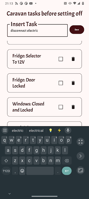 Caravan ToDo Tasks Screenshot 2