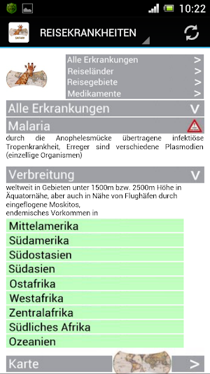 Reisekrankheiten-Safari Screenshot 3