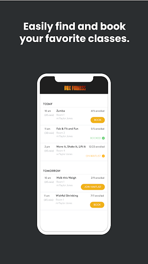 Fox Fitness FWTX Screenshot 3