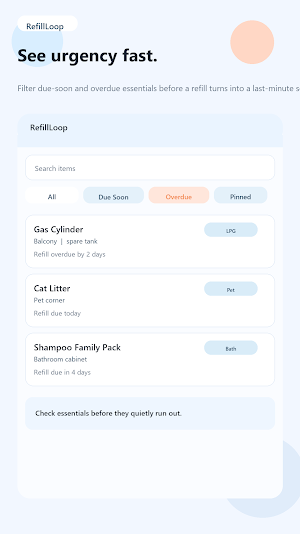 RefillLoop Screenshot 3