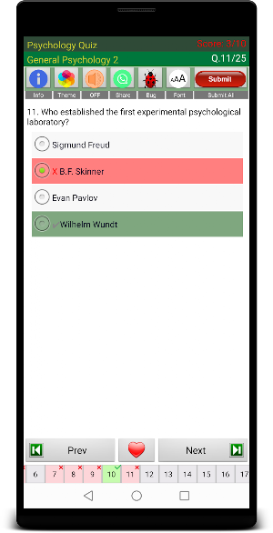 Psychology Quiz Screenshot 2