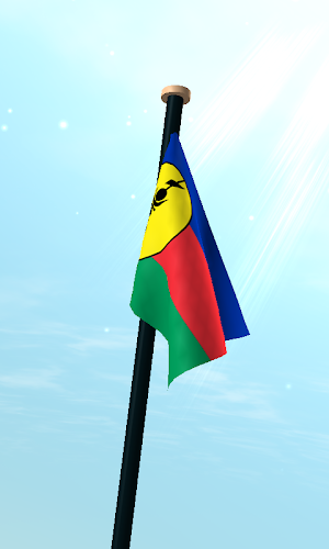 New Caledonia Flag 3D Screenshot 2
