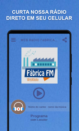 Web Rádio Fábrica FM Screenshot 0