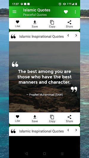 MuslimQuotes Screenshot 2