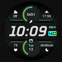 PRADO 91 Digital Watch Face