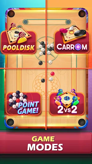 Carrom Friends : Carrom Board Game Screenshot 1