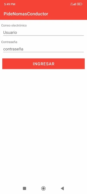 PideNomás Conductor Screenshot 0