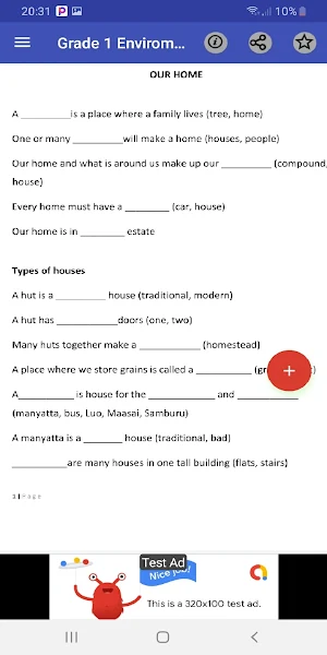 Grade 1: environment studies Screenshot 1