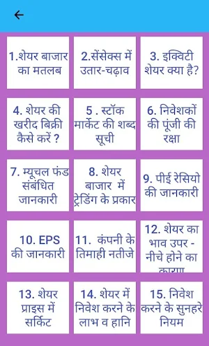 Stock Market In Hindi Screenshot 1