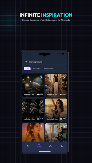 Promptera: AI Photo Prompts Screenshot 1