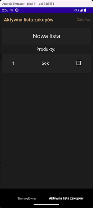 ShoppingList - Lista zakupów Screenshot 3
