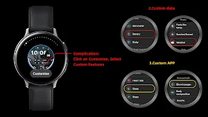 Night Depth of Field Wear OS Screenshot 1