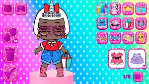 Cartoon Dolls Dress up Screenshot 1