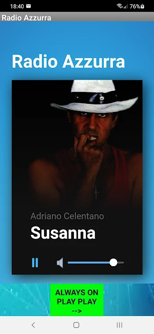 Radio Azzurra Screenshot 1