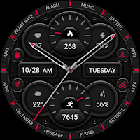 Black Slightly Red ZKin Watch