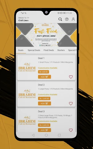 Ibrahim Cafe & Restaurant Screenshot 2