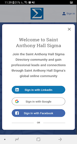 Saint Anthony Hall Sigma Direc Screenshot 2