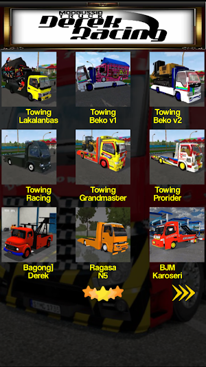 Mod Bussid Truk Derek Racing Screenshot 1