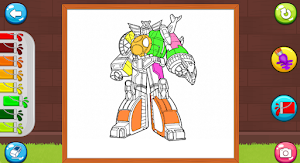 Robots and Toys Coloring Games Screenshot 3