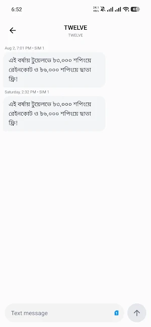 Hyper Messaging - Private SMS Screenshot 3