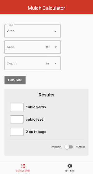 Mulch Calculator Screenshot 2